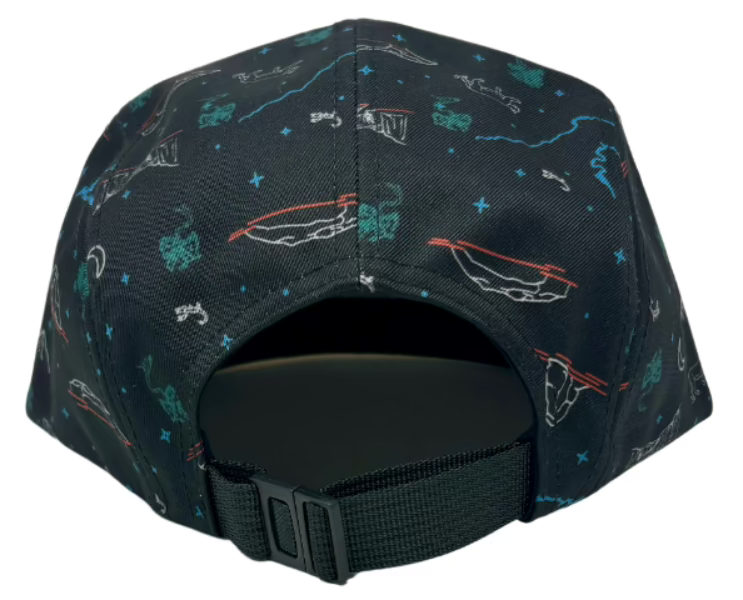 Charcoal Utah Parks Graphic Camper Hat - Outdoor Adventure Cap