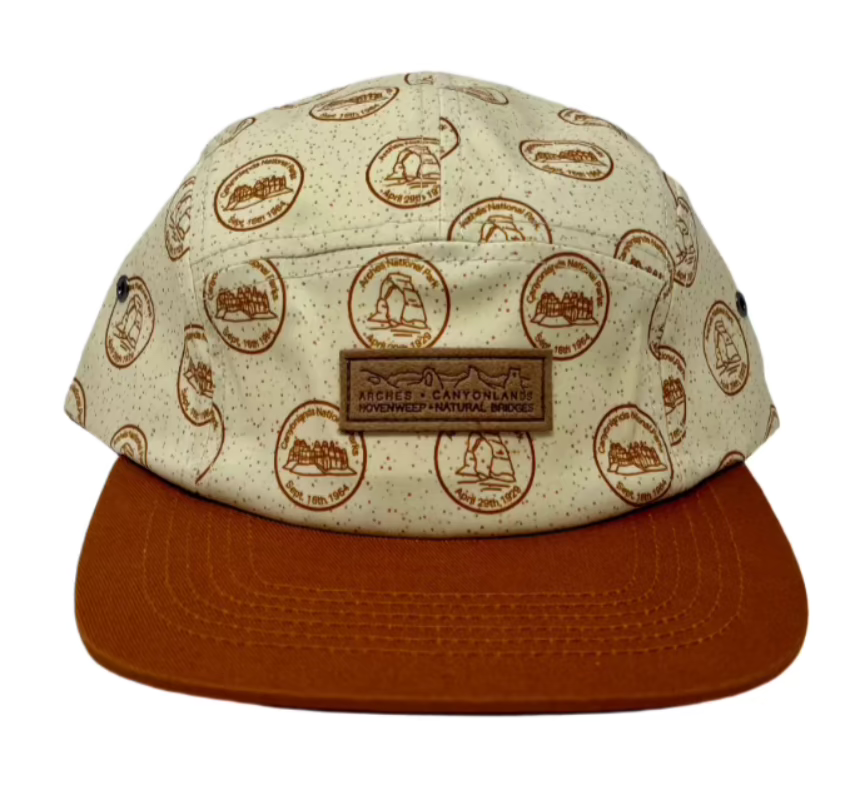 Brown National Parks Baseball Cap - Outdoor Style Statement