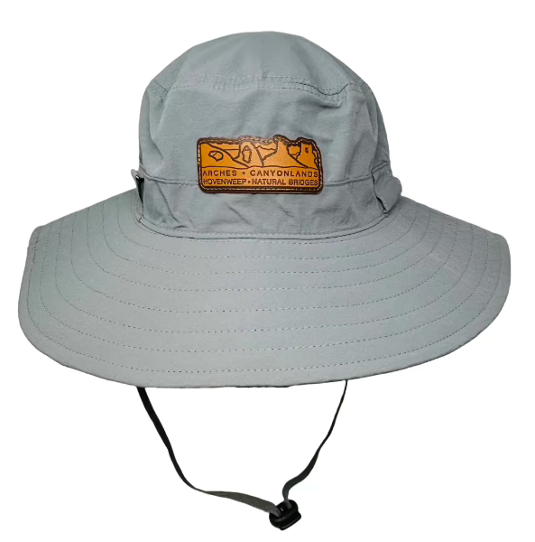 Outdoor Gray Boonie Hat for Sun Protection and Style