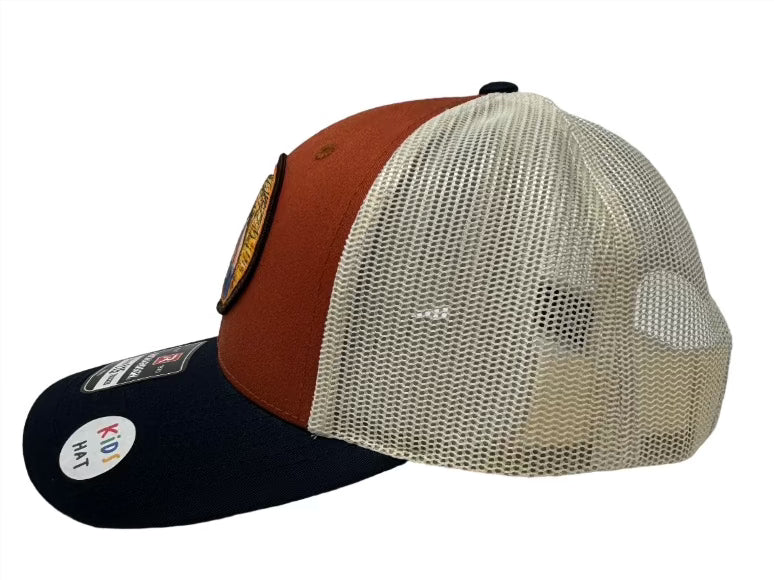 Youth Lizard Print Baseball Cap - Adjustable Size