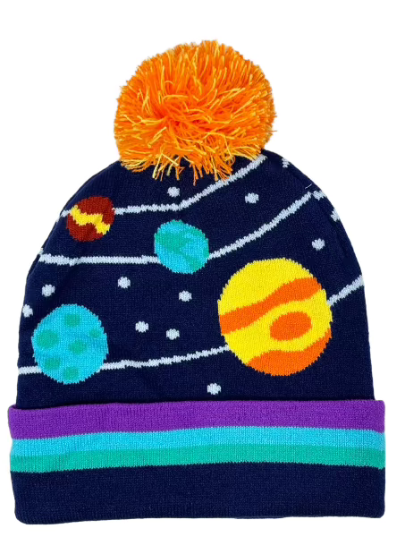 Night Sky Kids Beanie Hat - Warm & Stylish Winter Cap