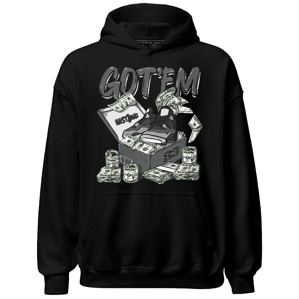Fear 4s NastyJamz Hoodie Match Dollar Sneaker Box