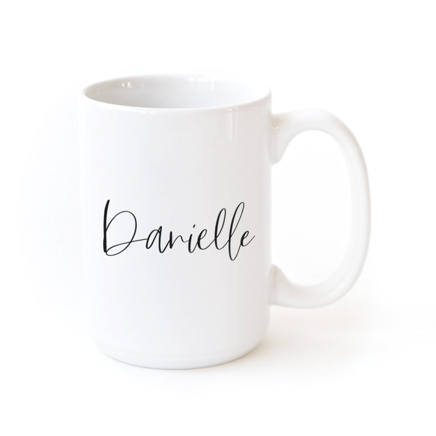 Sweet Script Personalized Name Coffee Mug